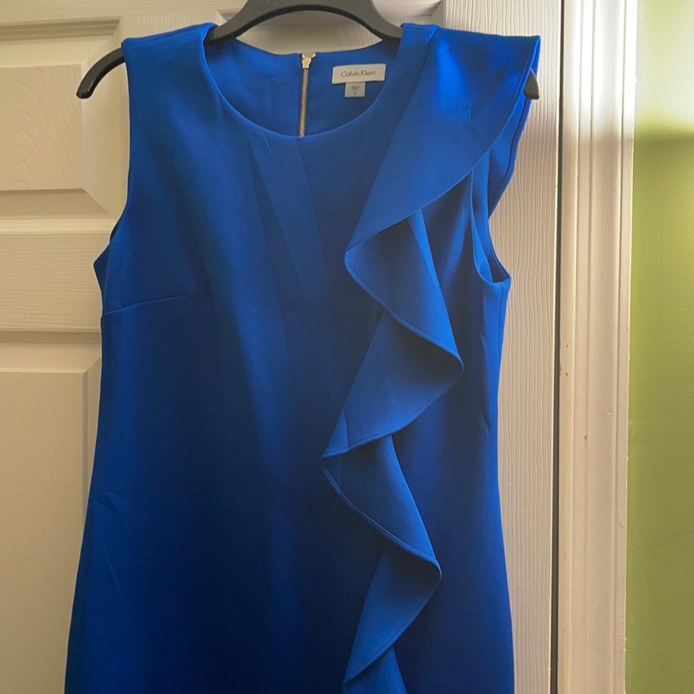 Blue dress
